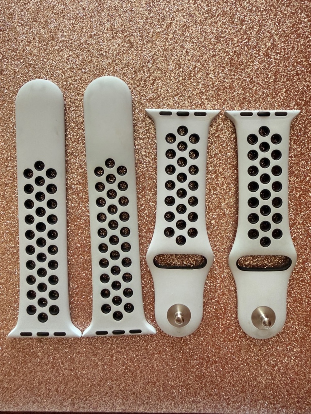 TWO Nike Silicone Sport Watch Bands - S/M